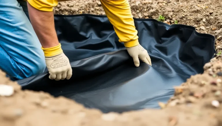 Read more about the article Jak uszczelnić oczko wodne? Czym wyłożyć? (Folia EPDM vs Bentonit)