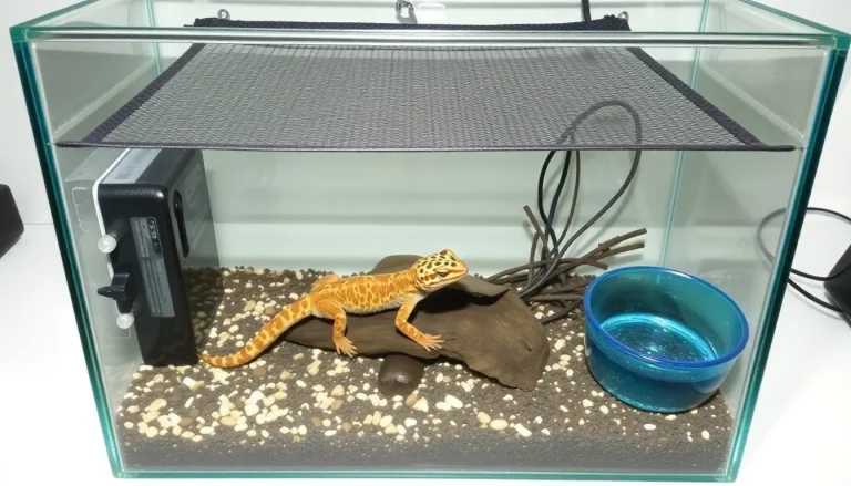 Read more about the article Jaszczurka do akwarium | Jak przerobić akwarium na terrarium?